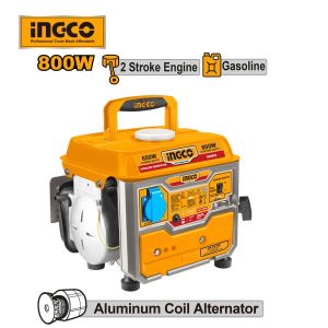 Máy phát điện 0.8kW chạy bằng xăng INGCO GE8002 dây nhôm - Đồ nghề, dụng cụ cầm tay, máy móc thiết bị INGCO chính hãng, giá t
