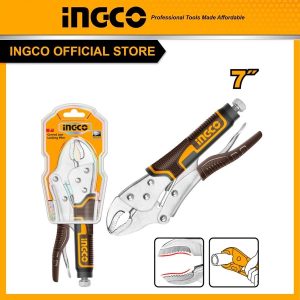 Kìm bấm khóa mỏ cong thép Cr-V INGCO HCJLW0207 - Đồ nghề, dụng cụ cầm tay, máy móc thiết bị INGCO chính hãng, giá tốt - hình