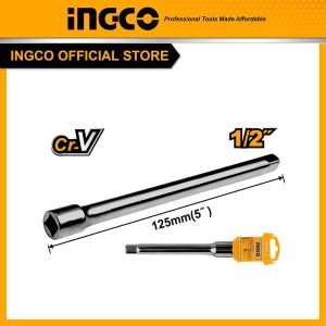 Thanh nối kéo dài 125mm chuyển đổi đầu 1/2 inch INGCO HEB12051 - Đồ nghề, dụng cụ cầm tay, máy móc thiết bị INGCO chính hãng