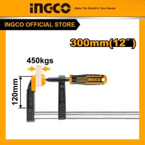 Kẹp gỗ chữ F 120*800mm INGCO HFC021203 - Đồ nghề, dụng cụ cầm tay, máy móc thiết bị INGCO chính hãng, giá tốt - hình ảnh sản
