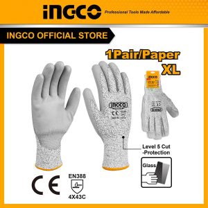 Găng tay chống cắt cấp độ 5 HGCG02-XL - Đồ nghề, dụng cụ cầm tay, máy móc thiết bị INGCO chính hãng, giá tốt - hình ảnh sản p