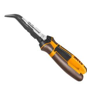 Kìm mũi cong 8 inch cao cấp thép Crv INGCO HHBNP28201 - góc nhìn 2