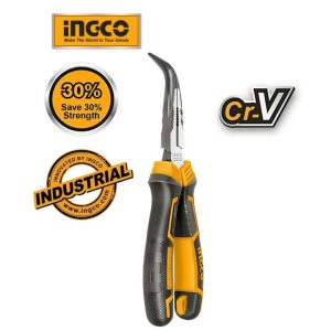 Kìm mũi cong 8 inch cao cấp thép Crv INGCO HHBNP28201 - hình ảnh sản phẩm