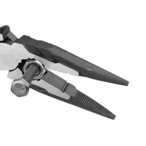 Kìm mũi cong 8 inch cao cấp thép Crv INGCO HHBNP28201 - góc nhìn 4