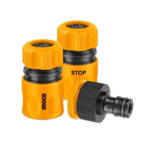 Bộ 3 đầu nối nhanh máy xịt rửa xe, vòi xịt tưới cây INGCO HHCS03122 - Đồ nghề, dụng cụ cầm tay, máy móc thiết bị INGCO chính