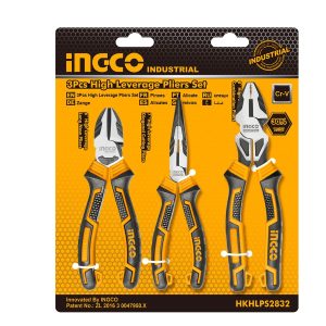 Bộ 3 kìm trợ lực cao cấp thép CrV INGCO HKHLPS2832 - Đồ nghề, dụng cụ cầm tay, máy móc thiết bị INGCO chính hãng, giá tốt - g
