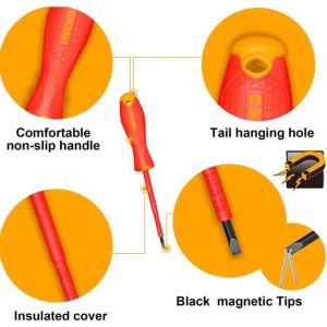 Bộ 6 tua vít cách điện INGCO HKISD0608 - góc nhìn 3