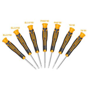 Bộ 7 tua vít nhỏ thép Crv INGCO HKSD0718 - Đồ nghề, dụng cụ cầm tay, máy móc thiết bị INGCO chính hãng, giá tốt - hình ảnh sả