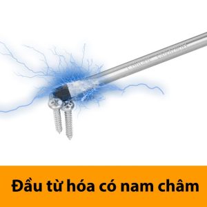 Bộ 7 tua vít thép Crv INGCO HKSD0728 - góc nhìn 3