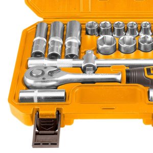 Bộ đầu tuýp và cần siết 20 chiếc 1/2" INGCO HKTS12201 - Đồ nghề, dụng cụ cầm tay, máy móc thiết bị INGCO chính hãng, giá tốt
