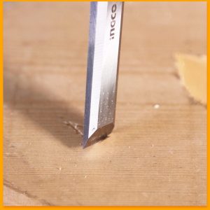 Bộ 4 đục gỗ thép Crv INGCO HKTWC0401 - góc nhìn 3