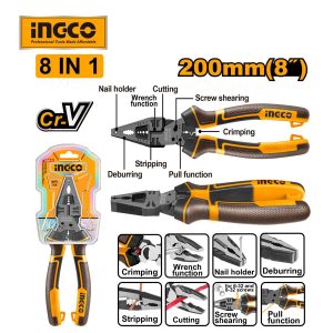 Kìm đa năng kết hợp 8 trong 1 INGCO HMFCP28200 - hình ảnh sản phẩm