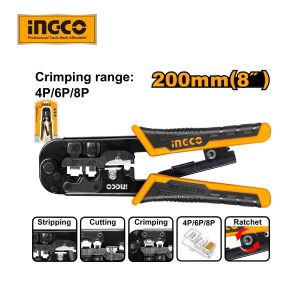 Kìm bấm dây mạng, điện thoại INGCO HMPCN2468R - hình ảnh sản phẩm