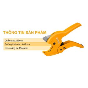 Dao cắt ống nhựa PVC 225mm INGCO HPC0442 - Đồ nghề, dụng cụ cầm tay, máy móc thiết bị INGCO chính hãng, giá tốt - góc nhìn 3