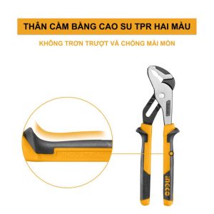 Kìm mỏ quạ 10 inch INGCO HPP28251 - góc nhìn 2