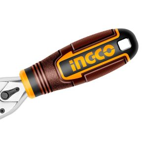 Cần siết 2 chiều 1/4 inch 72 răng loại ngắn 140mm INGCO HRTH081438 - Đồ nghề, dụng cụ cầm tay, máy móc thiết bị INGCO chính h