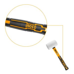 Búa cao su tự nhiên loại mềm 450g INGCO HRUH8316 - góc nhìn 2