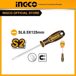 Tua vít dẹp cỡ đầu 6.5mm dài 125mm INGCO HSDSL6125 - Đồ nghề, dụng cụ cầm tay, máy móc thiết bị INGCO chính hãng, giá tốt - h