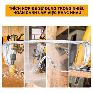 Kính bảo hộ mắt INGCO HSG05 - góc nhìn 4