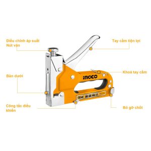 Kìm bấm ghim 3 trong 1 INGCO HSG1405 chung ghim Ghim U STS0210 và thẳng STS6110 - Đồ nghề, dụng cụ cầm tay, máy móc thiết bị