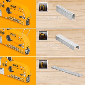 Kìm bấm ghim 3 trong 1 INGCO HSG1405 chung ghim Ghim U STS0210 và thẳng STS6110 - Đồ nghề, dụng cụ cầm tay, máy móc thiết bị