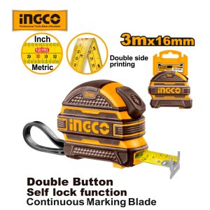 Thước cuộn INGCO 3m HSMT08316 - Đồ nghề, dụng cụ cầm tay, máy móc thiết bị INGCO chính hãng, giá tốt - hình ảnh sản phẩm