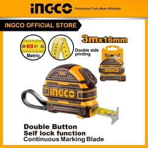 Thước đo tự hãm 3m*16mm INGCO HSMT08316-1 - Đồ nghề, dụng cụ cầm tay, máy móc thiết bị INGCO chính hãng, giá tốt - hình ảnh s