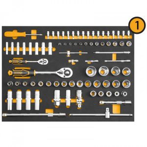 Bộ thùng 4 ngăn 162 dụng cụ INGCO HTCS271621 - hình ảnh sản phẩm