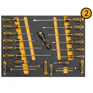 Bộ thùng 4 ngăn 162 dụng cụ INGCO HTCS271621 - góc nhìn 2