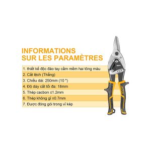 Kéo cắt tôn INGCO HTSN0110S - hình ảnh sản phẩm