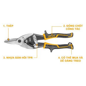 Kéo cắt tôn INGCO HTSN0110S - góc nhìn 4