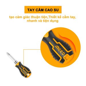 Bộ tua vít 2 đầu ngắn INGCO AKISD0202 - Đồ nghề, dụng cụ cầm tay, máy móc thiết bị INGCO chính hãng, giá tốt - góc nhìn 4