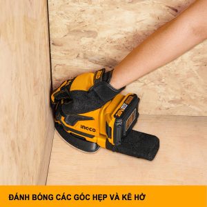 Máy chà nhám góc pin 20V INGCO CDSLI2051 - Đồ nghề, dụng cụ cầm tay, máy móc thiết bị INGCO chính hãng, giá tốt - góc nhìn 3