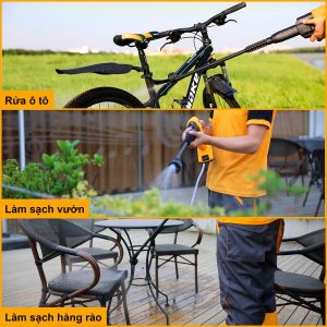 Máy rửa xe dùng pin 20V INGCO CPWLI2008 - Đồ nghề, dụng cụ cầm tay, máy móc thiết bị INGCO chính hãng, giá tốt - góc nhìn 4