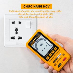 Đồng hồ đo điện vạn năng INGCO DM6012 - góc nhìn 2