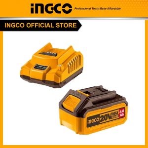 Pin 20v 4.0Ah và sạc INGCO FBCPK1214 - Đồ nghề, dụng cụ cầm tay, máy móc thiết bị INGCO chính hãng, giá tốt - hình ảnh sản ph