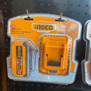Pin 20v 4.0Ah và sạc INGCO FBCPK1214 - Đồ nghề, dụng cụ cầm tay, máy móc thiết bị INGCO chính hãng, giá tốt - góc nhìn 2