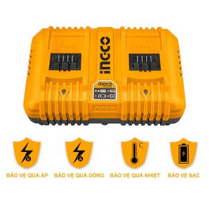 Đế sạc pin đôi 20V INGCO FCLI2024 - hình ảnh sản phẩm