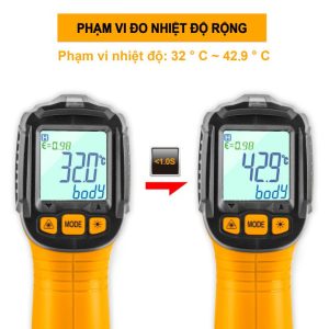 Máy đo nhiệt độ hồng ngoại vật dụng và đo thân nhiệt INGCO HIT010381 - Đồ nghề, dụng cụ cầm tay, máy móc thiết bị INGCO chính