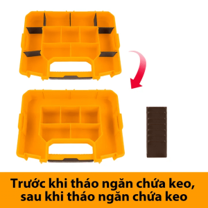 Hộp đựng linh kiện 15 inch INGCO PBX1511 - góc nhìn 2