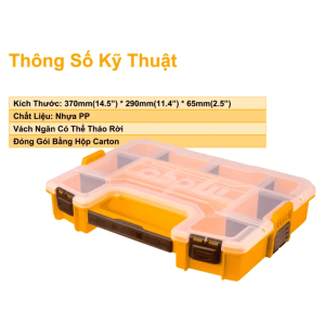 Hộp đựng linh kiện 15 inch INGCO PBX1511 - hình ảnh sản phẩm