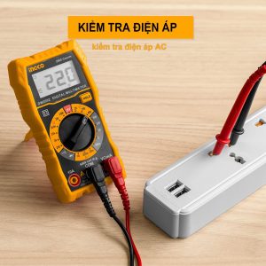 Đồng hồ đo điện vạn năng (40T) Ingco DM2002 - Đồ nghề, dụng cụ cầm tay, máy móc thiết bị INGCO chính hãng, giá tốt - góc nhìn