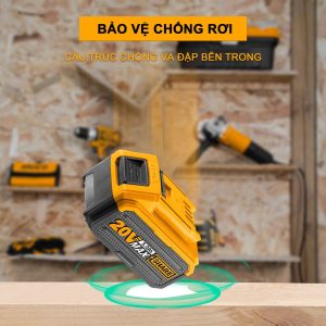 Pin Lithium 20V 5.Ah Ingco FBLI2003 - Đồ nghề, dụng cụ cầm tay, máy móc thiết bị INGCO chính hãng, giá tốt - góc nhìn 4