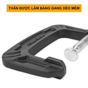 Combo 3 Vam Kẹp Cảo chữ C, chữ G sử dụng trong công việc kẹp gỗ, kẹp tấm kim loại INGCO HGC0104 HGC0105 HGC0106 - Đồ nghề, dụ