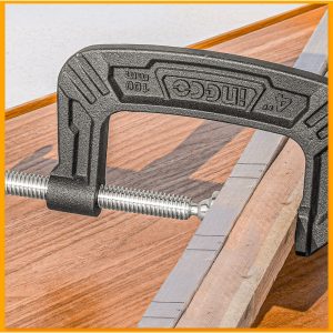 Combo 3 Vam Kẹp Cảo chữ C, chữ G sử dụng trong công việc kẹp gỗ, kẹp tấm kim loại INGCO HGC0104 HGC0105 HGC0106 - Đồ nghề, dụ