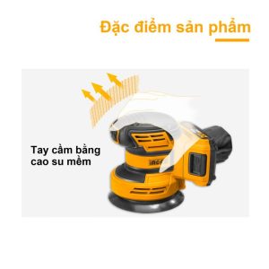 Máy chà nhám INGCO đĩa tròn CROSLI2001 dùng pin 20V - góc nhìn 3
