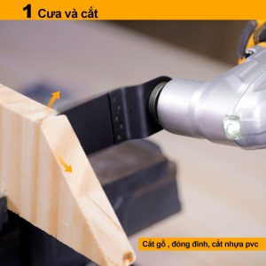 Máy cắt gọt đa năng dùng pin INGCO CMLI2001 - góc nhìn 4