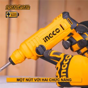 Thân máy khoan bê tông pin 20V INGCO CRHLI1601 (máy chưa kèm pin sạc) - Đồ nghề, dụng cụ cầm tay, máy móc thiết bị INGCO chín