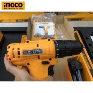 Máy khoan pin 12V giá rẻ INGCO CDLI12415 kèm 1 pin và sạc - Đồ nghề, dụng cụ cầm tay, máy móc thiết bị INGCO chính hãng, giá