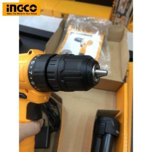 Máy khoan pin 12V giá rẻ INGCO CDLI12415 kèm 1 pin và sạc - Đồ nghề, dụng cụ cầm tay, máy móc thiết bị INGCO chính hãng, giá